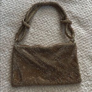 Cult Gaia Inspired Gold Beaded Women's Bag